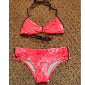 Nike Tie Dye Bikini and Swim Top Medium